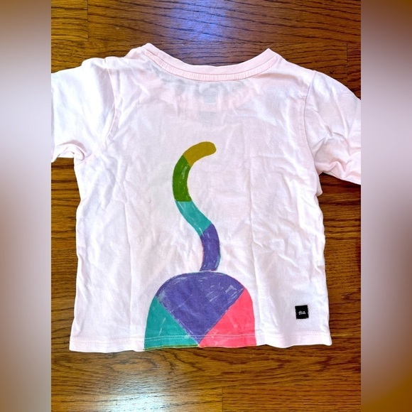 Tea Collection Rainbow Cat Graphic Tee - Picture 2 of 3